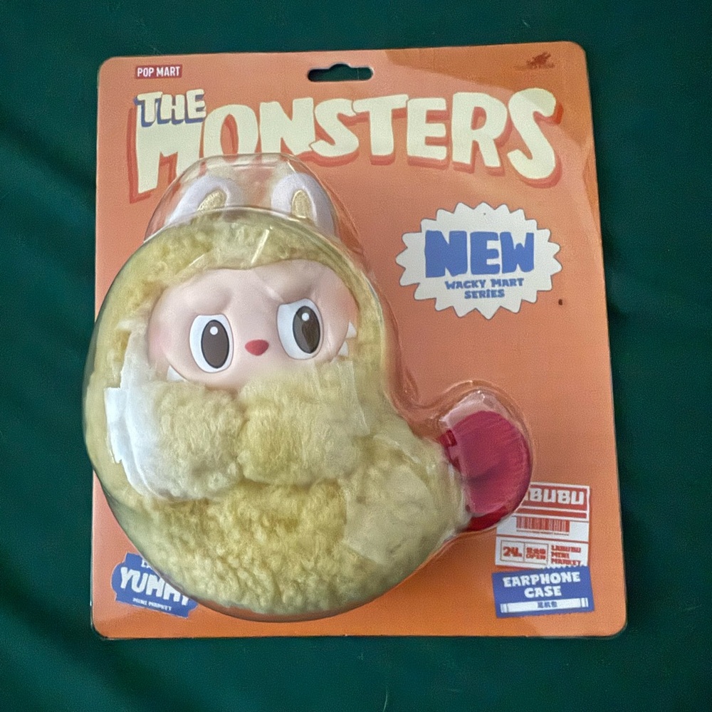 The Monsters Yummy Earphone Case - Yellow and Red